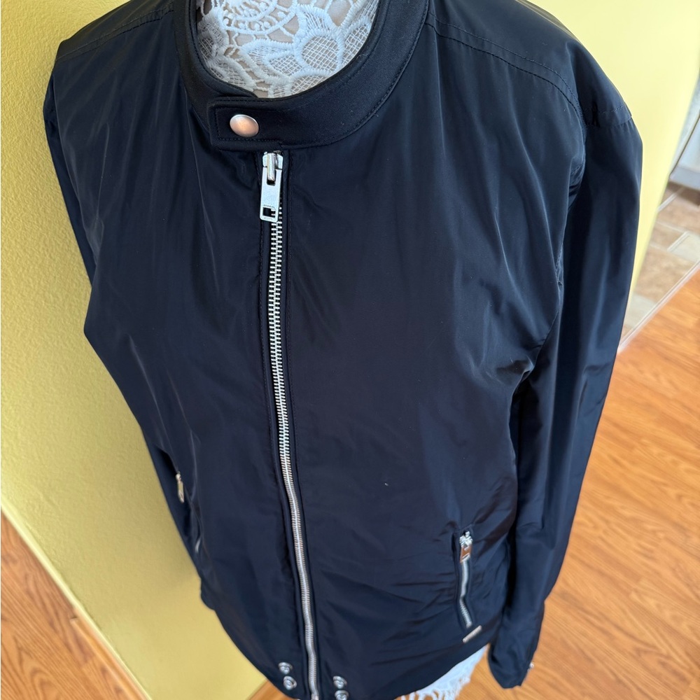 Diesel Men's Black Windbreaker Jacket